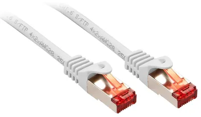 Imagen del producto de Lindy 47381 Basic Cat6 S/FTP Kabel, weiß, 0.50m Patchkabel