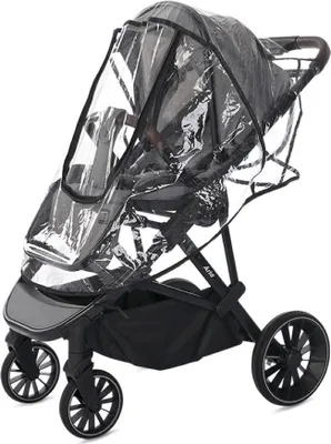 Produktbild von Lorelli Kinderwagen Regenschutz fr Kinderwagen oder Buggy universal Regenhaube transparent