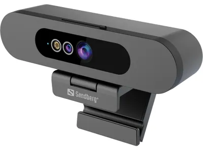 Zdjęcie produktu dla Sandberg Face Scan Webcam, 2 MP, 1920 x 1080 px, Full HD, 30 fps, 640x480@30fps, 1280x720@30fps, 1920x1080@30fps, 80°