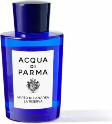 Produktbild von Acqua di Parma Mirto di panarea la riserva, Frauen, 180 ml, Nicht nachfüllbare Flasche, Flüssiges Parfüm, Spray, ALCOHOL DENAT., PARFUM (FRAGRANCE), AQUA (WATER), LIMONENE, LINALOOL, CITRONELLOL, CITRAL,...