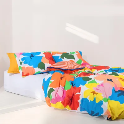 Produktbild von Bloom play Bettbezug 240 x 220 cm 100% Baumwolle Hergestellt in Europa