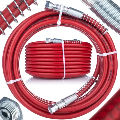 Produktbild von Stahlschlauch für Lackiergerät 30m rot