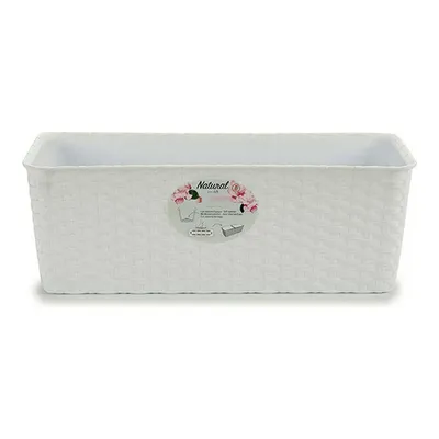Produktbild von Pflanzgefäß Stefanplast 73700 Kunststoff weiß 15,5 x 13,5 x 39 cm
