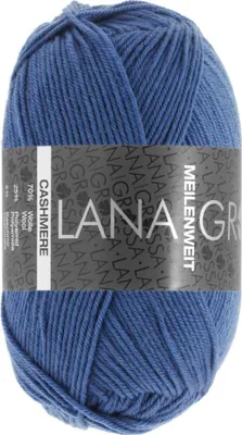 Produktbild von Lana Grossa - Meilenweit 4-fach 50g Cashmere 0016 brillantblau