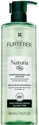 A bottle of Rene Furterer Naturia Gentle Micellar Shampoo.