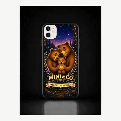 Produktbild von iPhone 11 Hülle Handyhülle Schutzhülle Case mit Mini Motiv – LUNØIR ©