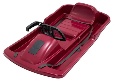 Produktbild von KHW | Lenkschlitten Snow Fox | Berry | |  Germany | ausgefeiltes Lenksystem & griffsicheres Lenkrad | kälte- und lichtbeständiger Kunststoff | der Hingucker auf jeder Piste