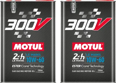 Produktbild von MOTUL PKW 300V Le Mans 10W-60 High-Performance Rennsport-Öl Motorsportöl 2x5L