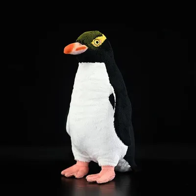 Produktbild von Gelbaugenpinguin Kuscheltier 29 cm – Weicher Pinguin Plüschvogel