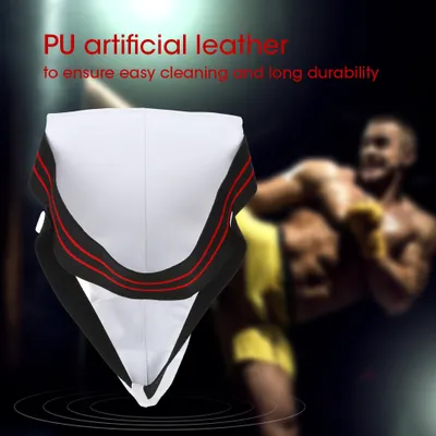 Produktbild von Men Taekwondo Groin Guard Boxing Karate Jockstrap Sanda Crotch Protector (L)