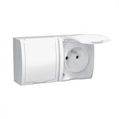 Obrázok produktu pre Kontakt-Simon AQGZ1-2/11, Biela, Plast, IP54, 250 V, 122 mm, 46 mm