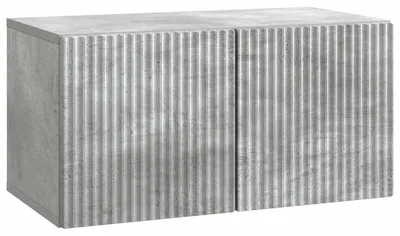 Image de vidaXL Meuble TV mural 59,5 x 31 x 30 cm Gris béton