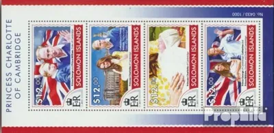 Produktbild von Briefmarken Salomoninseln 2015 Mi 3287-3290 Kleinbogen (kompl. Ausg.) postfrisch Prinzessin Charlotte