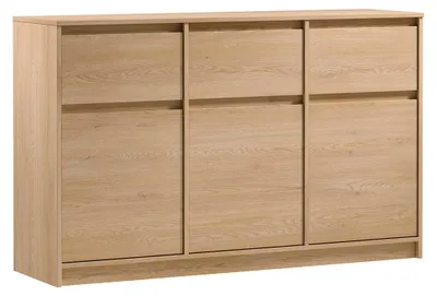 Produktbild von Buffet Beck mit 3 Schubladen und 3 Türen, Holzoptik, 138cm