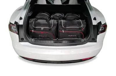 Produktbild von Tesla Model S Ev 2016-2020 Kofferraumtaschen Set 7 Stk