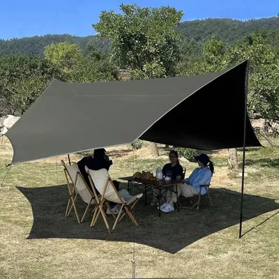Productafbeelding van Campingtent 5x5m - Waterdicht - Zonbescherming - Multifunctioneel - 8 bevestigingspunten - UV-bescherming