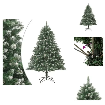 Obrázok produktu pre vidaXL Umelý vianočný stromček so stojanom 210 cm PVC - Vianočné stromčeky