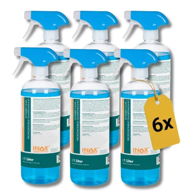 Produktbild von INOX Scheibenreiniger Konzentrat 6x1L - Auto Scheiben Reiniger Glas Fenster