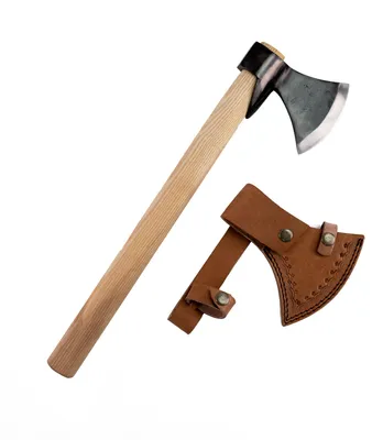 Produktbild von Mittelalterliche Axt, dunkel gebeizt, 46 cm Gesamtlänge, 10 cm Blattbreite, Dekoration