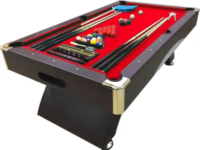 Produktbild von Billardtisch 8 ft Billard Billard-Spiel Messung 220 x 110 cm neue CAESAR komplett mit Zubehör