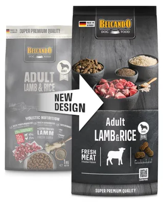 Image de Belcando Adult Lamb & Rice nourriture sèche pour chiens 1 kg