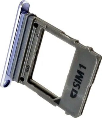 Produktbild von Samsung Galaxy A8, A8+ 2018 (A530F/DS, A730F/DS) Dual SIM Kartenhalter, Original Ersatzteil, Orchideengrau