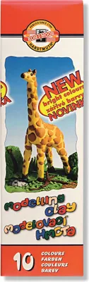 Produktbild von KOH-I-NOOR Set of Modelling Clay Modelliermasse für Kinder 200 g