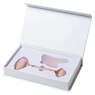 Obrázek produktu pro Dr.Nek Gua Sha masážní kámen a váleček Růženín