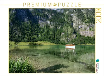 Produktbild von CALVENDO Puzzle Salet: Boot in der Spiegelung | 2000 Teile Lege-Größe 90x67cm Foto-Puzzle für glückliche Stunden