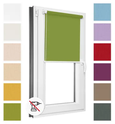 Obrázok produktu pre Estika Roleta bez vŕtania - 150 x 220 cm - Farebná - Jednoduchá montáž pomocou úchytov