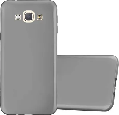 Produktbild von Cadorabo Schutzhülle für Samsung Galaxy A8 2015 Hülle in Grau Handyhülle TPU Silikon Etui Cover Case