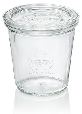 Produktbild von 6x Weck Glas Sturzglas mit Deckel Overturn 290 ml