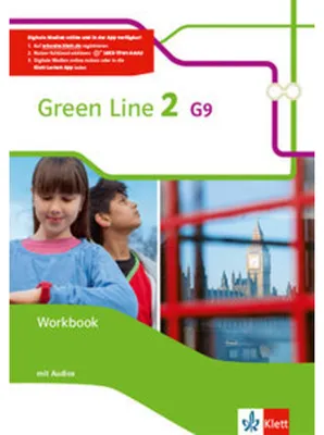 Produktbild von Green Line 2 G9. Workbook + Nutzerschlüssel Klasse 6