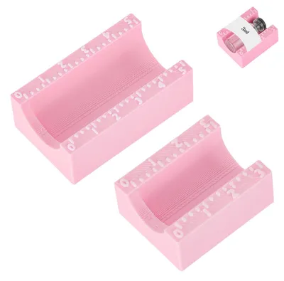 Etiketten-Applikator 2er Set für 3ml+10ml Fläschchen, Rosa