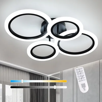Obrázok produktu pre Dimmovateľná LED stropná lampa s diaľkovým ovládaním