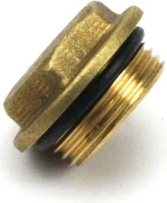 Produktbild von Messing Fitting Gewindefitting, Stopfen AG 3/4" mit O-Ring-Dichtung