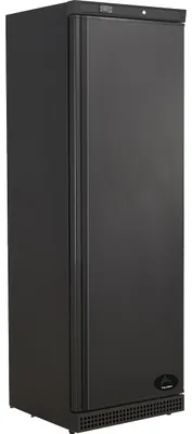 Produktbild von Gastro Kühlschrank | Lagerkühlschrank | Gewerbekühlschrank | 1 Tür | Schwarz | 361 Liter | 0 bis +8 °C