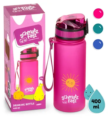 Productafbeelding van Klarstein drinkfles, sportdrinkfles voor volwassenen, drinkfles BPA-vrij en koelend, lekvrije drinkfles voor dames en heren, paarse sportfles, drinkflessen voor fitness en sportschool