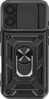 Obrázek produktu pro Mayaxess, pouzdro na iPhone 17 s ochranou fotoaparátu a magnetickým kroužkem, černé