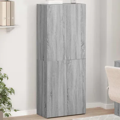 Produktbild von Design Aktenschrank Grau Sonoma 60x32x153 cm Holzwerkstoff - Aktenschränke 2025 Neu9325443 2parcel