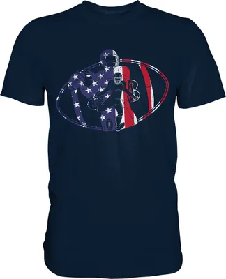 Produktbild von USA American Football T-Shirt – Navy / M