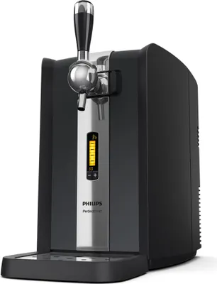 Produktbild von Philips PerfectDraft Bierzapfanlage, Beer Draft System für 6 L Fässer mit LCD Display, 70W (HD3720/25)
