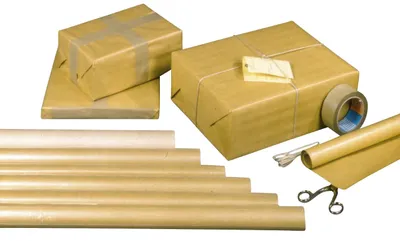 Productafbeelding van Werola 3305 Packpapierrolle 1 m x 5 m, natur