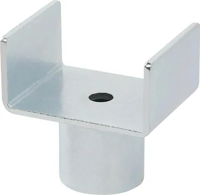 Produktbild von Adapter für Stempelwagenheber für Hydraulik-Wagenheber mit Randaufkantung Silber