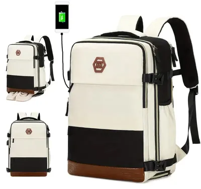 Productafbeelding van PolkaHome® Luxe Handbagage Koffer | Handbagage Tas & Rugzak 40x30x20 | Reisrugzak & Reistas | Luchtvaartmaatschappij Goedgekeurd