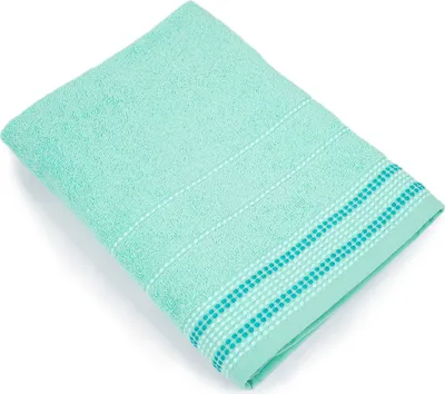 Produktbild von Badetuch BARBARA 70x130 cm türkis, 100% Baumwolle
