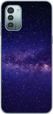 Produktbild von König Design Hülle kompatibel mit Nokia G11 Kunststoff Soft Handyhülle - Handy Case Sternenhimmel