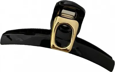 Immagine prodotto di Fermaglio per capelli, nero con finiture dorate 11 cm SP304CZ