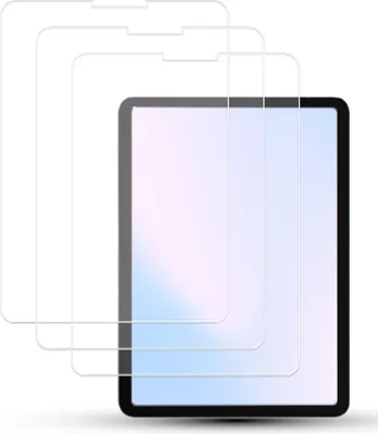 Obrázok produktu pre 3-balenie iPad Air 5 2022 10,9 inch Ochranné sklo na displej - Tvrdené sklo 9H - Super kvalita 3D