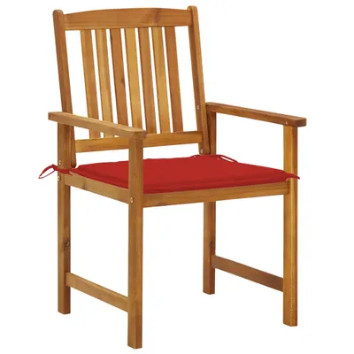 Immagine prodotto di vidaXL Sedie da giardino con cuscino 2 pz. Legno massiccio di acacia